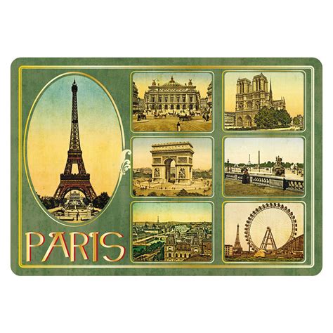 Carte Postale Paris Souvenir Multivues Cpd 049 Emmanuel Gill