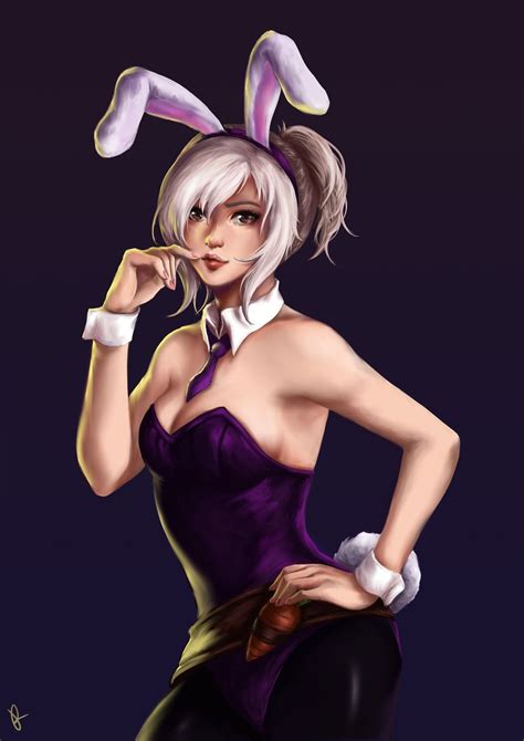 Battle Bunny Riven League Of Legends Anime Bunny