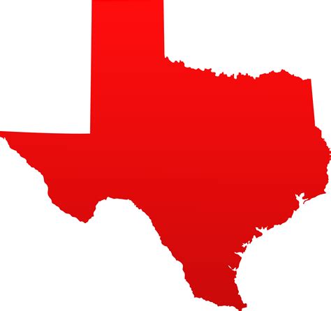 Texas Map Outline Png Shape State Stencil Clip Art Tr