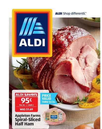 Appleton Farms Spiral Sliced Half Ham Offer At Aldi