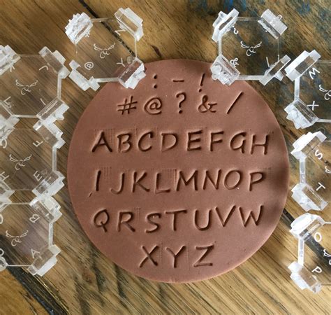 Alphabet Stamps Make It And Mark It Ceramics And Etsy Australia