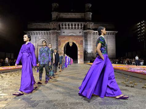 Saree Inspired Skirts Silk Dresses Rule As Dior Turns Mumbais Iconic
