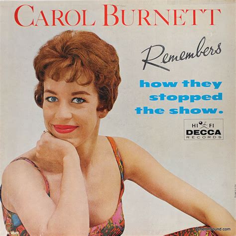 Carol Burnett Carol Burnett Remembers How They Stopped The Show