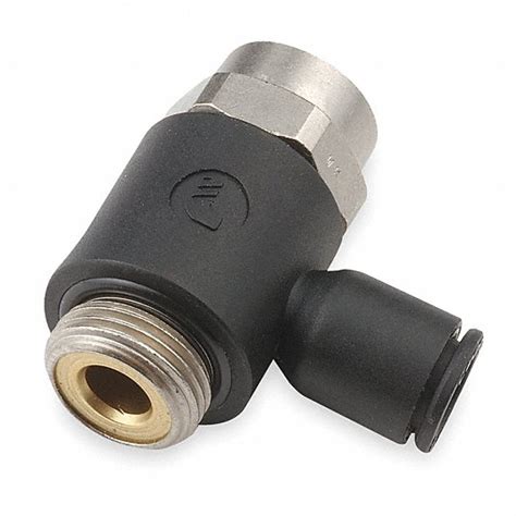 Legris Flow Control Valve 8mm Push To Connect 1 4 In Bspp 145 Psi 1 Directions Controlled