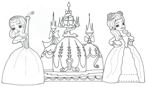 Sofia The First Coloring Pages The Shy Princess Sofia The First Coloring Page