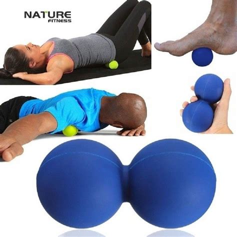 Nature Fitness Peanut Massage Ball Mobility Peanut Ball Lacrosse Ball