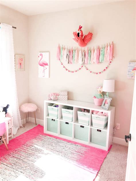 Pink And Mint Girls Playroom Tour