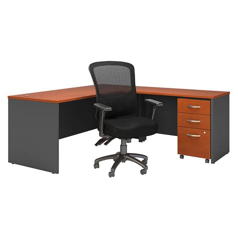 Bush Business Furniture Series C 72w L Shaped Desk With Mobile File