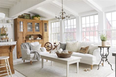Cottage Themed Living Room
