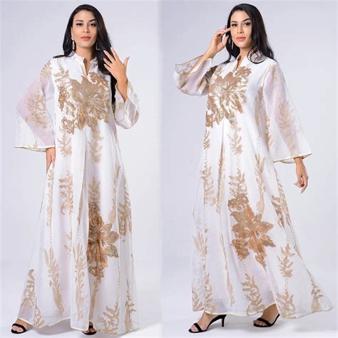 md white abaya dubai turkey muslim hijab dress women caftan robe 2022 islamic clothing