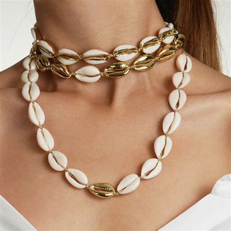 African Cowrie Shell Necklace For Women Ragsnprints African Fashion
