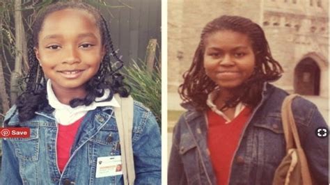 I'll be happy to give her to you! This 8-Year-Old Girl Dressed Up As A Young Michelle Obama ...