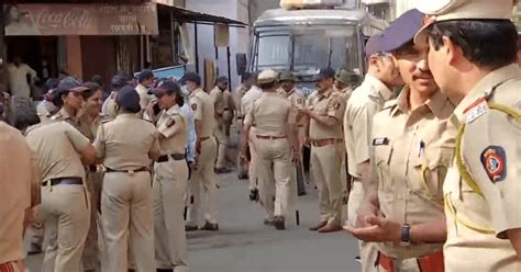 Loudspeaker Row Heavy Security Deployed In Mumbai Neighbouring Areas