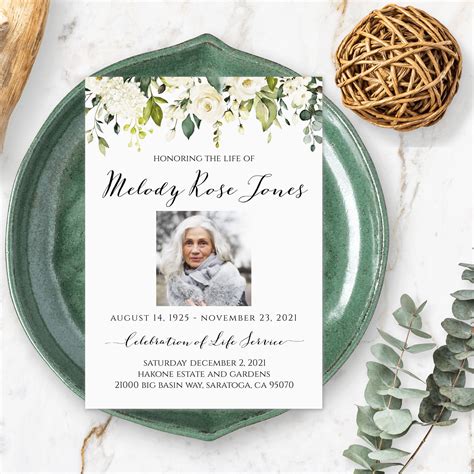 Memorial Service Program, Funeral Memorial, Memorial Cards, Program