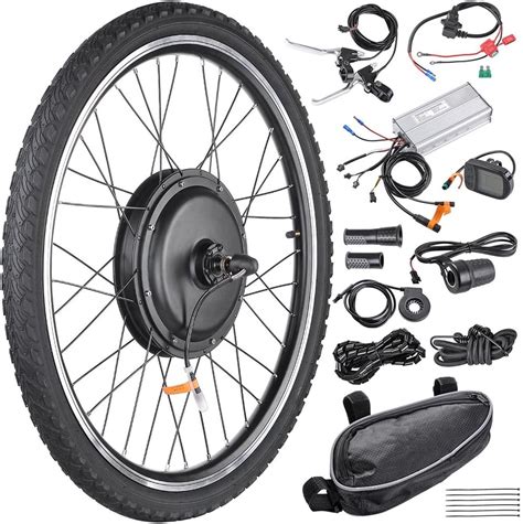 Aw 26x175 Front Wheel Electric Bicycle Motor Kit 48v 1000w Powerful