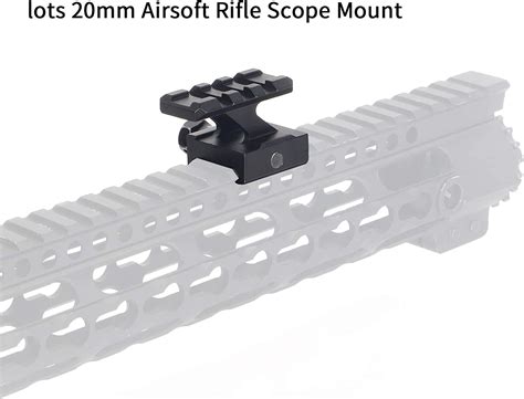 Focuhunter Aluminum Tactical Scope Riser Mount Mm Weaver Picatinny