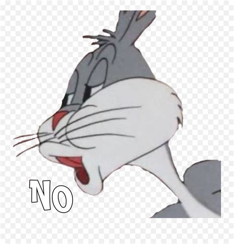 Bugs Bunny No Meme Sticker Bugs Bunny Meme Emojibugs Bunny Emoji