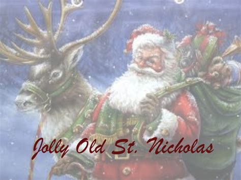 Jolly Old St Nicholas Music A La Abbott Amy Abbott Kodály