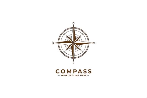 Compass Logo Vector Design Graphic By Sabavector · Creative Fabrica