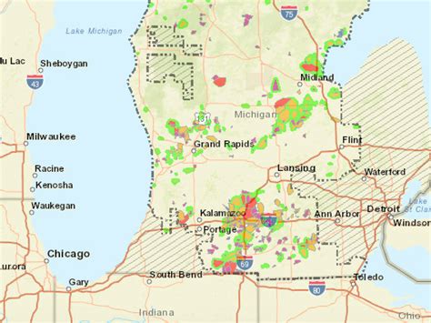 Consumers Power Outage Map Michigan World Map
