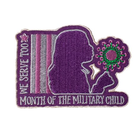 Month of Military Child Patch | Military kids, Month of military child, Military child month