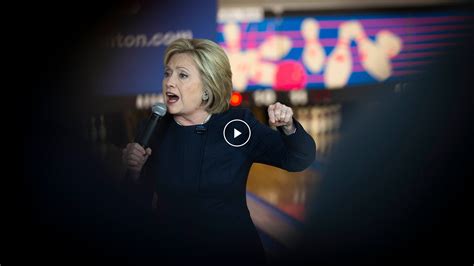 Clinton Makes Pitch For Iowa Caucuses The New York Times