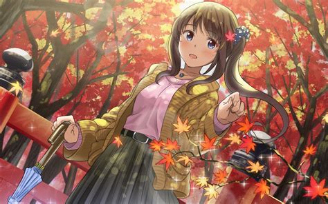 Anime Girl Autumn Wallpaper