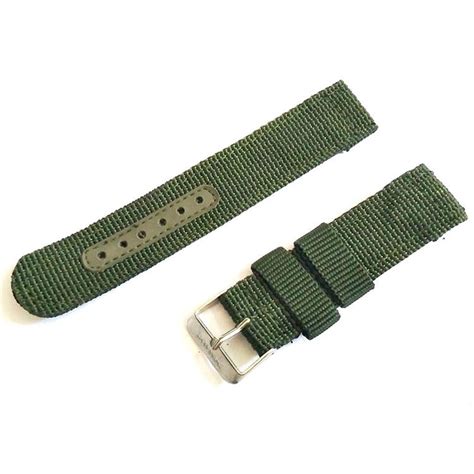 Wristwatch Band Military Watch Strap 20mm Textile Nylon Leather Canvas