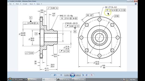 Creating Geometrical Tolerance Youtube