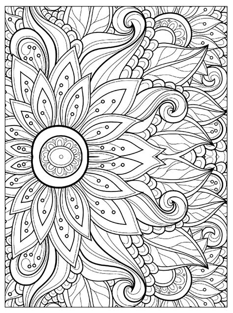 Flowers to download for free - Flowers Kids Coloring Pages