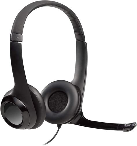 Logitech H Wired Clearchat Comfort Usb Headset Black