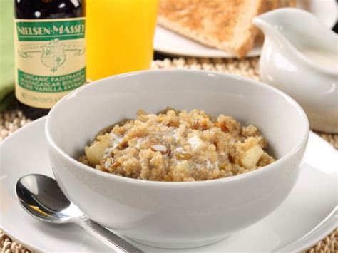 Breakfast Quinoa With Vanilla Cream Nielsen Massey Vanillas Recipe
