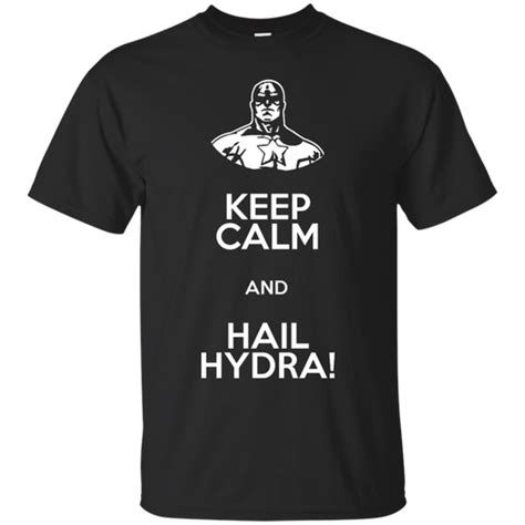 Captain America Keep Calm And Hail Hydra Dark Shirt T Shirt