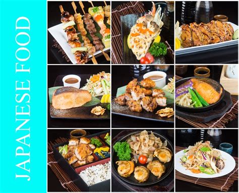 Japanese Food Collage On The Background Stock Photo Image Of Healthy