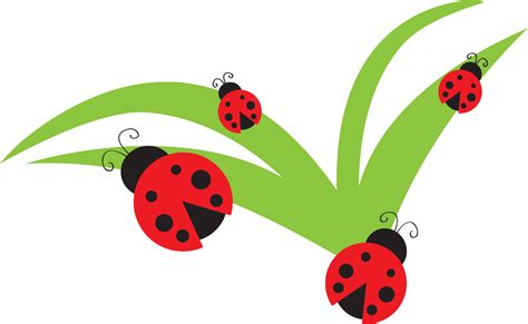 Lady Bug Art With Ladybugs Clipart Image 17218