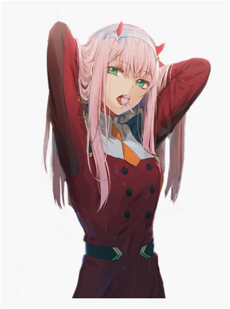 Avatar Id Anime Girl With Pink Hair And Horns Hd Png Download Kindpng
