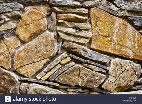 Background Of Hewn Stone Stacked In A Wall Stock Photo Alamy