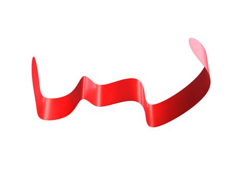 Red Ribbons 3d Render 13360606 Png