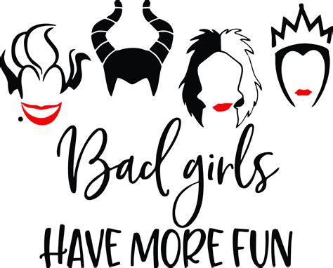 digital bad girls have more fun villains download download now etsy