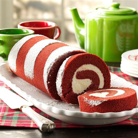 Red Velvet Cake Roll Recipe Taste Of Home