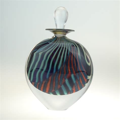 Garrowby Blown Glass Art By Peter Layton Medium Tall For Sale