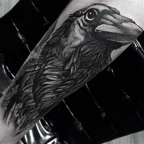 100 Crow Tattoo Designs For Men Black Bird Ink Ideas Raven Tattoo
