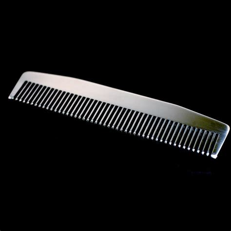 Chicago Comb Co Model No 3 Stainless Steel Medium Fine Tooth Comb