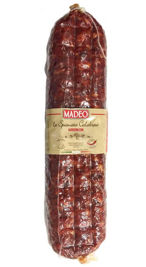 Madeo Salame Spianata Calabrese Picante N 18kg — Horeca Tukku Kespro