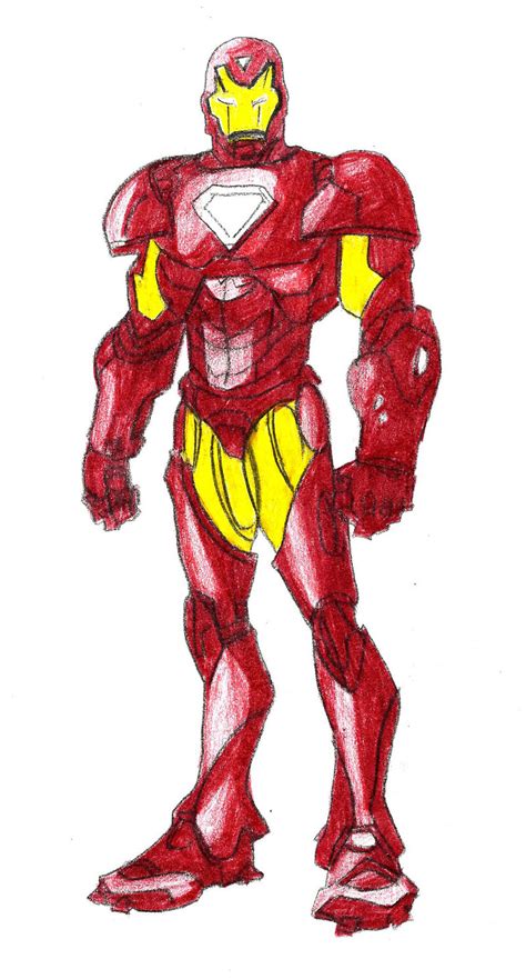 Sketsa Iron Man