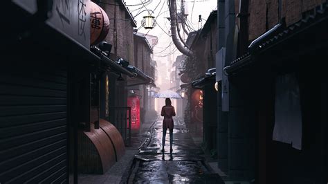 3840x2160 The Alley 4k Hd 4k Wallpapers Images Backgrounds Photos