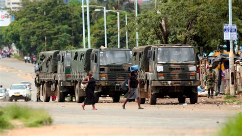 Zimbabwe Military Quells Fuel Price Protests Several Deaths Ctv News