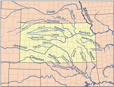 List Of Rivers Of Kansas Wikipedia