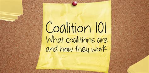 coalition 101 what coalitions are and how they work next step community solutions