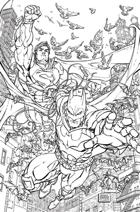 Select from 35870 printable coloring pages of cartoons, animals, nature, bible and many more. BATMAN/SUPERMAN #28 Adult Coloring Book Variant cover by ...